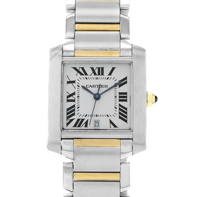 Cartier Tank Française W2TA0003 White Dial 28