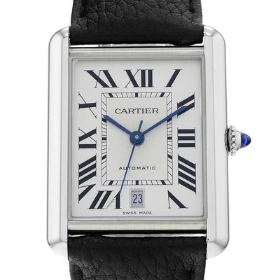 Cartier Tank WSTA0040 Silver Dial 41
