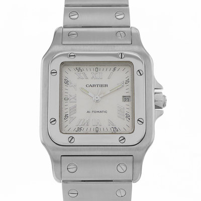 Cartier Santos Galbée W20040D6 White Dial 29