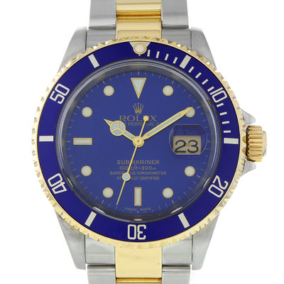 Rolex Submariner Date 16613 Blue Dial 40