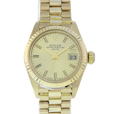 Rolex Lady-Datejust 26 6917 Champagne Dial 26
