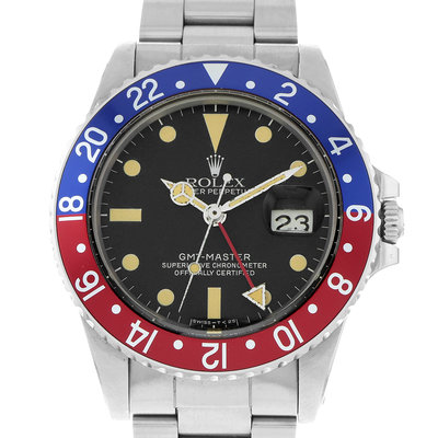 Rolex GMT-Master 16750 Black Dial 40