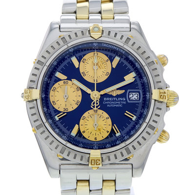 Breitling Chronomat 39 B13352 Blue Dial 39