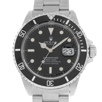 Rolex Submariner Date 40 16610 Black Dial 40