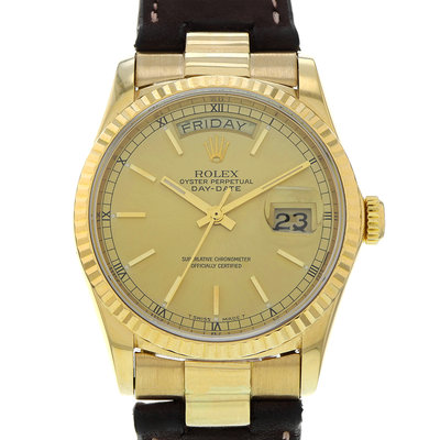 Rolex Day-Date 36 18038 Champagne Dial 36
