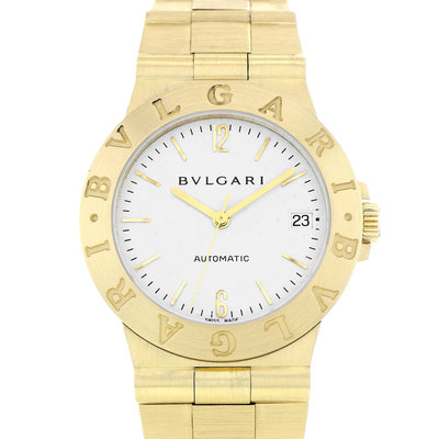 Bulgari Diagono LCV 35 G White Dial 35