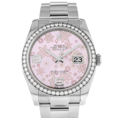 Rolex DateJust 116244 Pink Dial 36