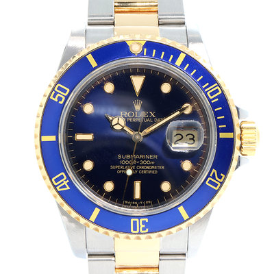 Rolex Submariner 16803 Blue Dial 40