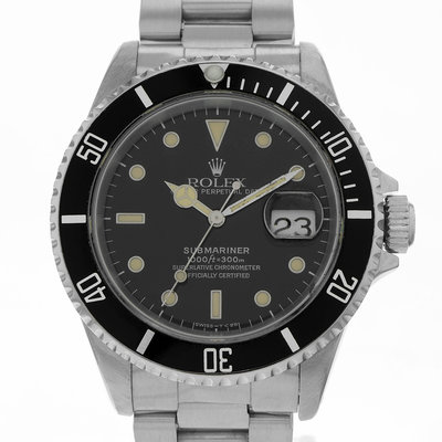 Rolex Submariner Date 16610 Black Dial 40