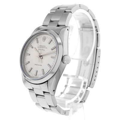 Rolex Air King 14000 Silver Dial 34