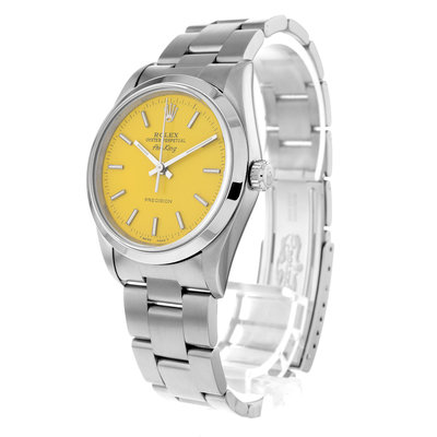 Rolex Air King 14000 Yellow Dial 34