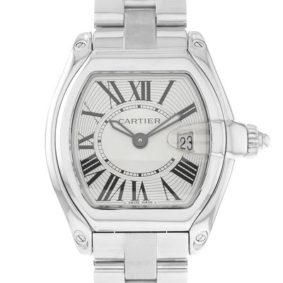 Cartier Roadster W62016V3 Silver Dial 36