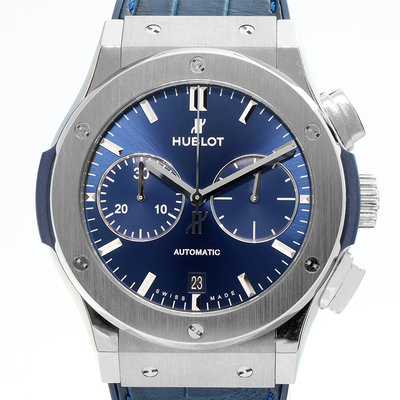 Hublot Classic Fusion Chronograph 521.NX.1170.RX Blue Dial 42