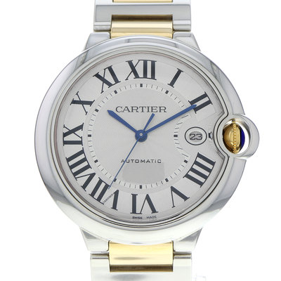 Cartier Ballon Bleu 42 W69009Z3 Silver Dial 42