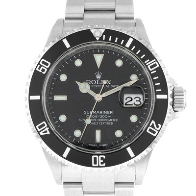 Rolex Submariner Date 16610 Black Dial 40
