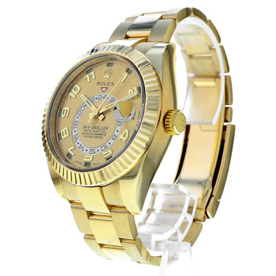 Rolex Sky-Dweller 326938 Gold Dial 42