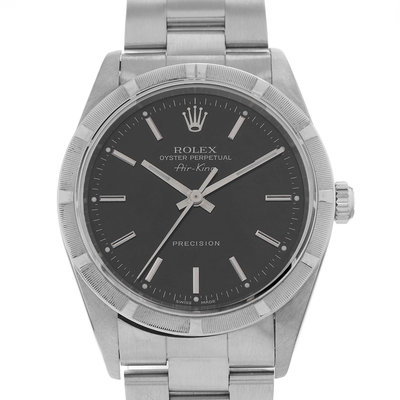 Rolex Air King 14010 Black Dial 34