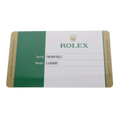 Rolex Datejust II 116300  White Dial 41