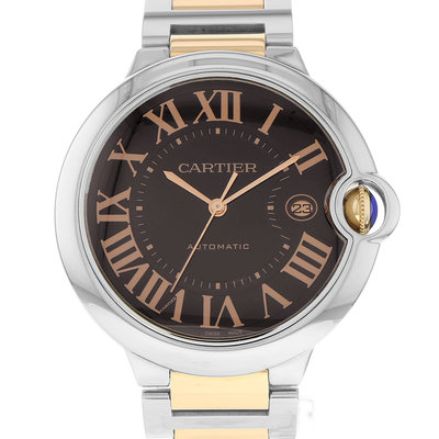 Cartier Ballon Bleu 42 3001 Chocolate Dial 42