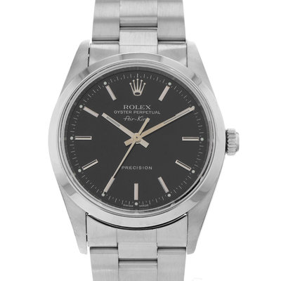 Rolex Air King 14000M Black Dial 34
