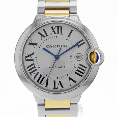 Cartier Ballon Bleu 42 W69009Z3 Silver Dial 42