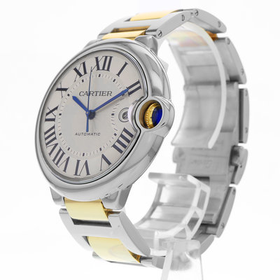 Cartier Ballon Bleu 42 W69009Z3 Silver Dial 42