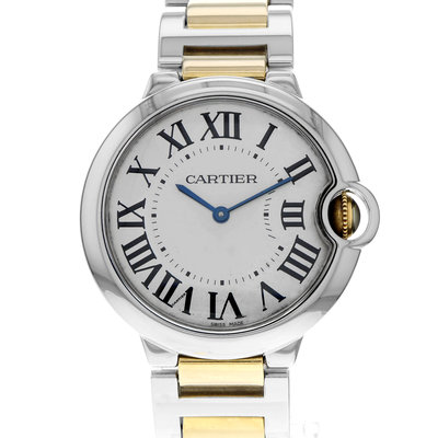 Cartier Ballon Bleu 36 W69011Z4 Silver Dial 36