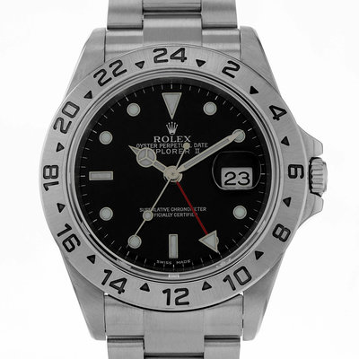 Rolex Explorer II 16570 Black Dial 40