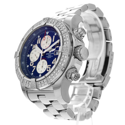 Breitling Super Avenger A13370 Blue Dial 48