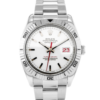 Rolex Turn-O-graph 116264 White Dial 36