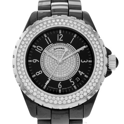 Chanel J12 H1709 Black Dial 38