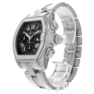 Cartier Roadster W62020X6 2618  Black Dial 49