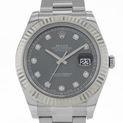 Rolex Datejust II 116334 Grey Dial 41