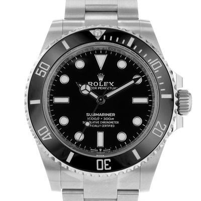 Rolex Submariner (No Date) 124060 Black Dial 41