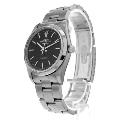 Rolex Air King 14000 Black Dial 34
