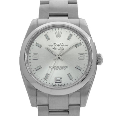 Rolex Air King 114200 Silver Dial 34