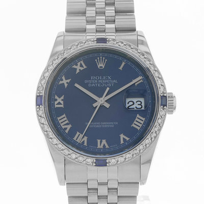 Rolex Datejust 36 16234 Blue Dial 36