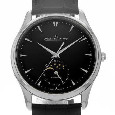 Jaeger-LeCoultre Master Ultra Thin Moon 176.8.64.5 Black Dial 39
