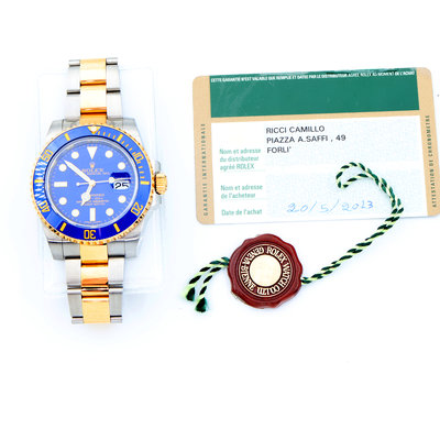 Rolex Submariner Date 116613 Blue Dial 40
