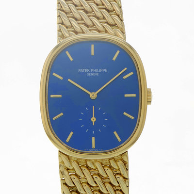 Patek Philippe Golden Ellipse 3948/17 Blue Dial 27
