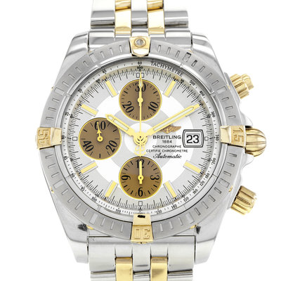Breitling Chronomat Evolution B13356 Silver Dial 44