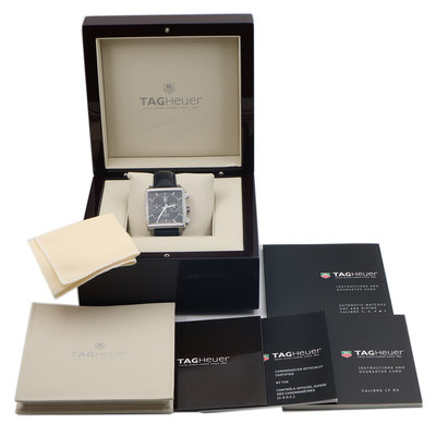 TAG Heuer Monaco Calibre 12 CAW2110.FC6177 Black Dial 39