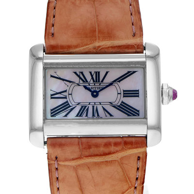 Cartier Tank Divan 2599 Mother of pearl Dial 32