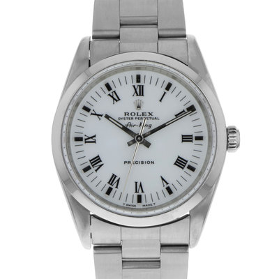 Rolex Air King 14000 White Dial 34