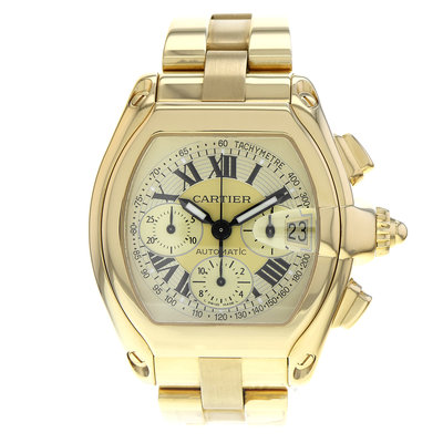 Cartier Roadster W62008Y3 2619 Champagne Dial 48
