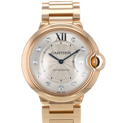 Cartier Ballon Bleu 36mm WE902026 3003 Silver Dial 36