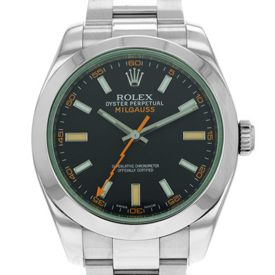 Rolex Milgauss 116400GV Black Dial 40
