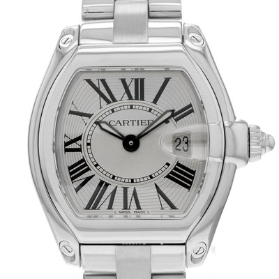 Cartier Roadster W62016V3  2675 Silver Dial 31