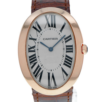 Cartier Baignoire W8000002 3033  Silver Dial 34