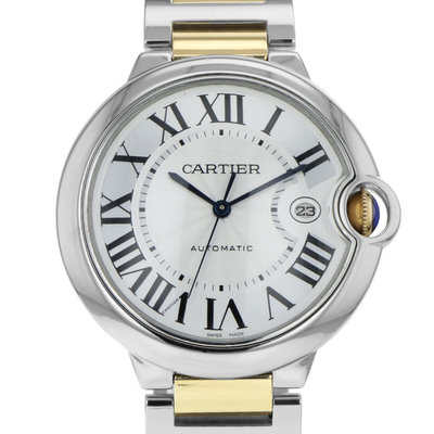 Cartier Ballon Bleu 42mm W69009Z3 3001 Silver Dial 42